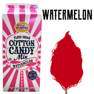Cotton Candy Floss - Watermelon 3.25 Lbs carton 